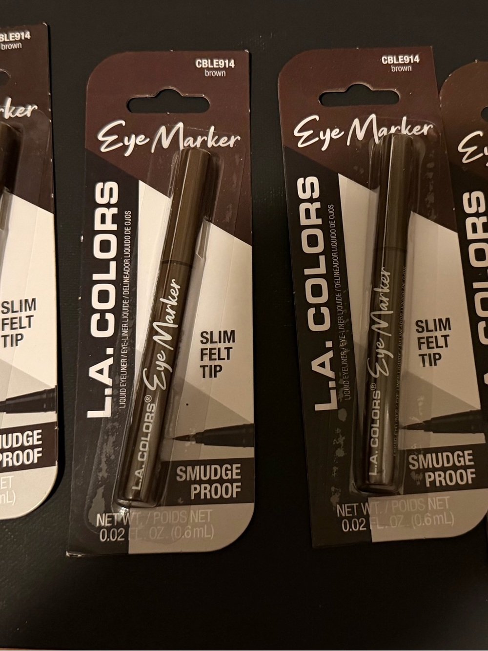 L.A. Colors Eye Marker Slim Felt Tip Eyeliner - Brown (4)